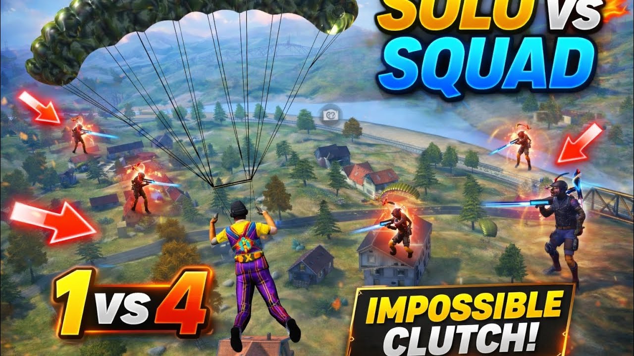Noob To Pro Solo vs Squad Garena Free Fire |Full Gameplay