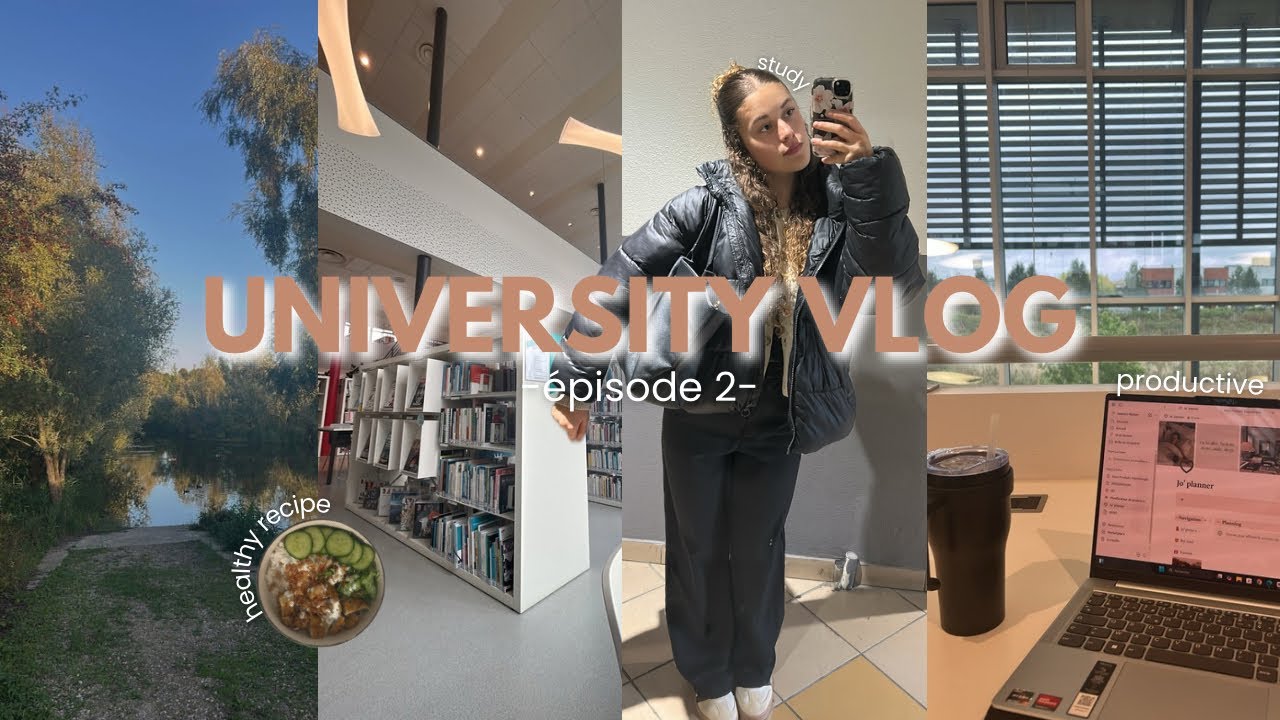 une semaine avec moi | univlog - &eacute;pisode 2 🏫
