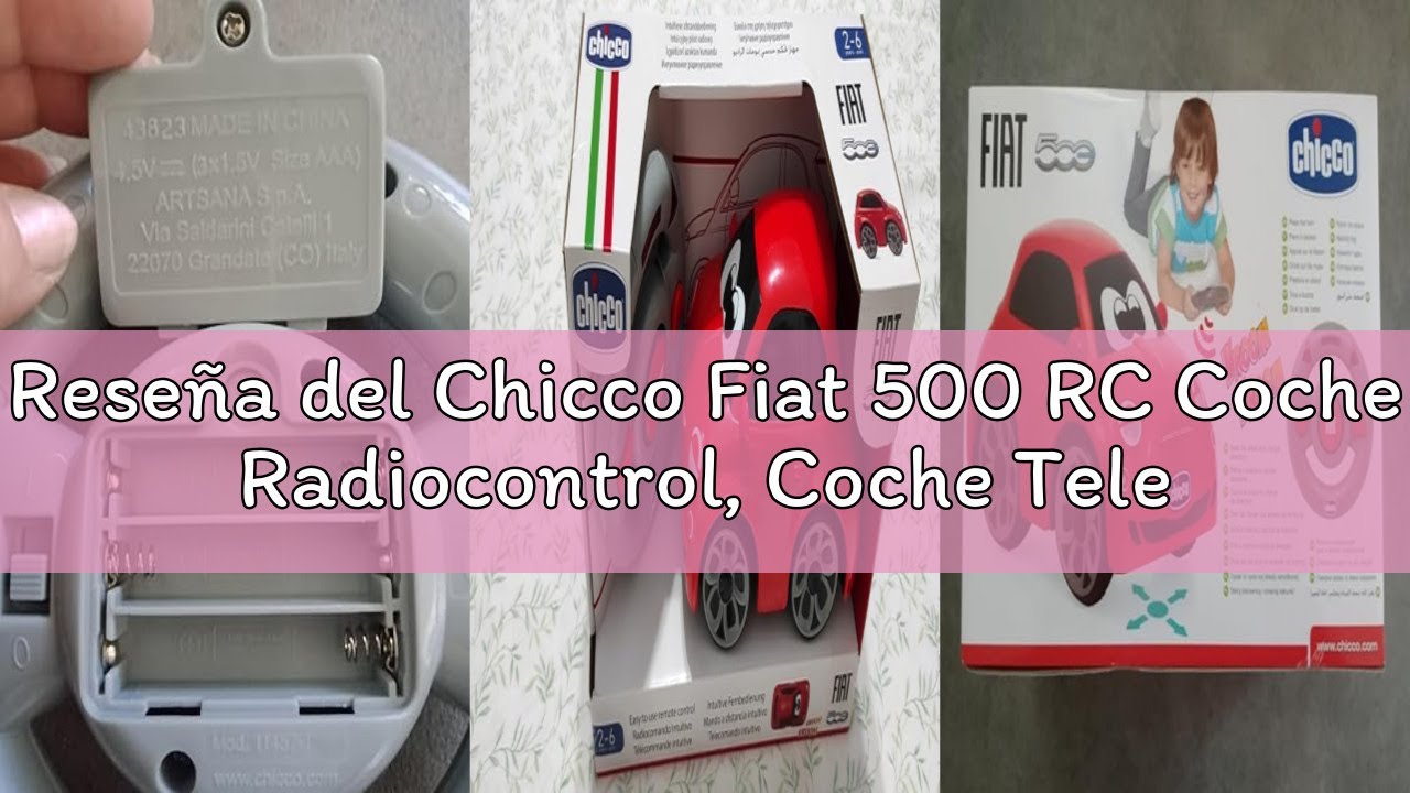 Rese&ntilde;a del Chicco Fiat 500 RC Coche Radiocontrol, Coche Teledirigido de Carreras Deportivo para Ni&ntilde;o