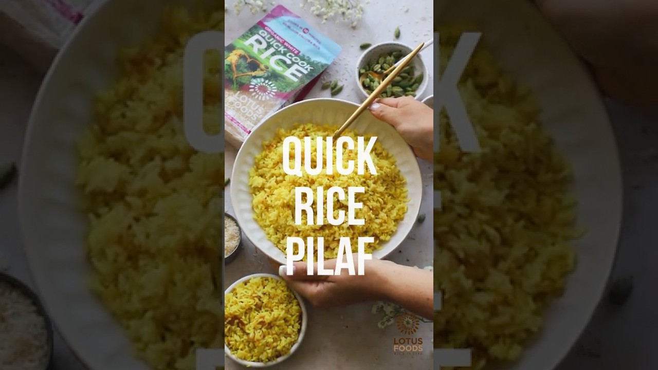 Quick Rice Pilaf 🌿 | Light & Flavorful Side Dish