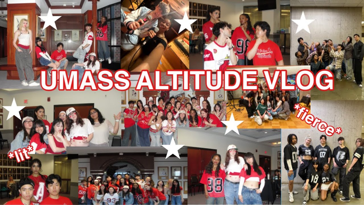 UMASS ALTITUDE VLOG | elevate showcase and spring concert performance! 🕺♥️