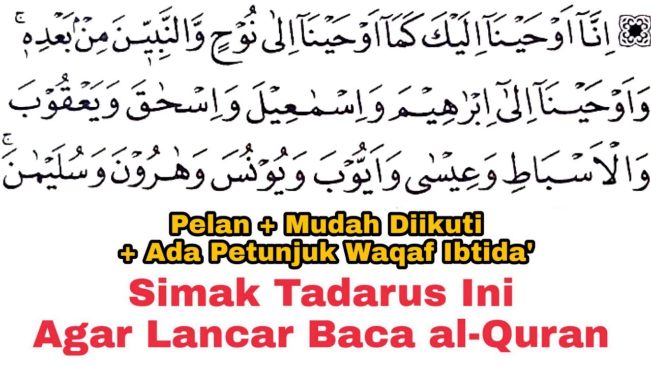 Tadarus Surat an-Nisa Ayat 163-175, Ada Tanda Warna Panjang & Dengung Agar Lancar Baca al-Quran