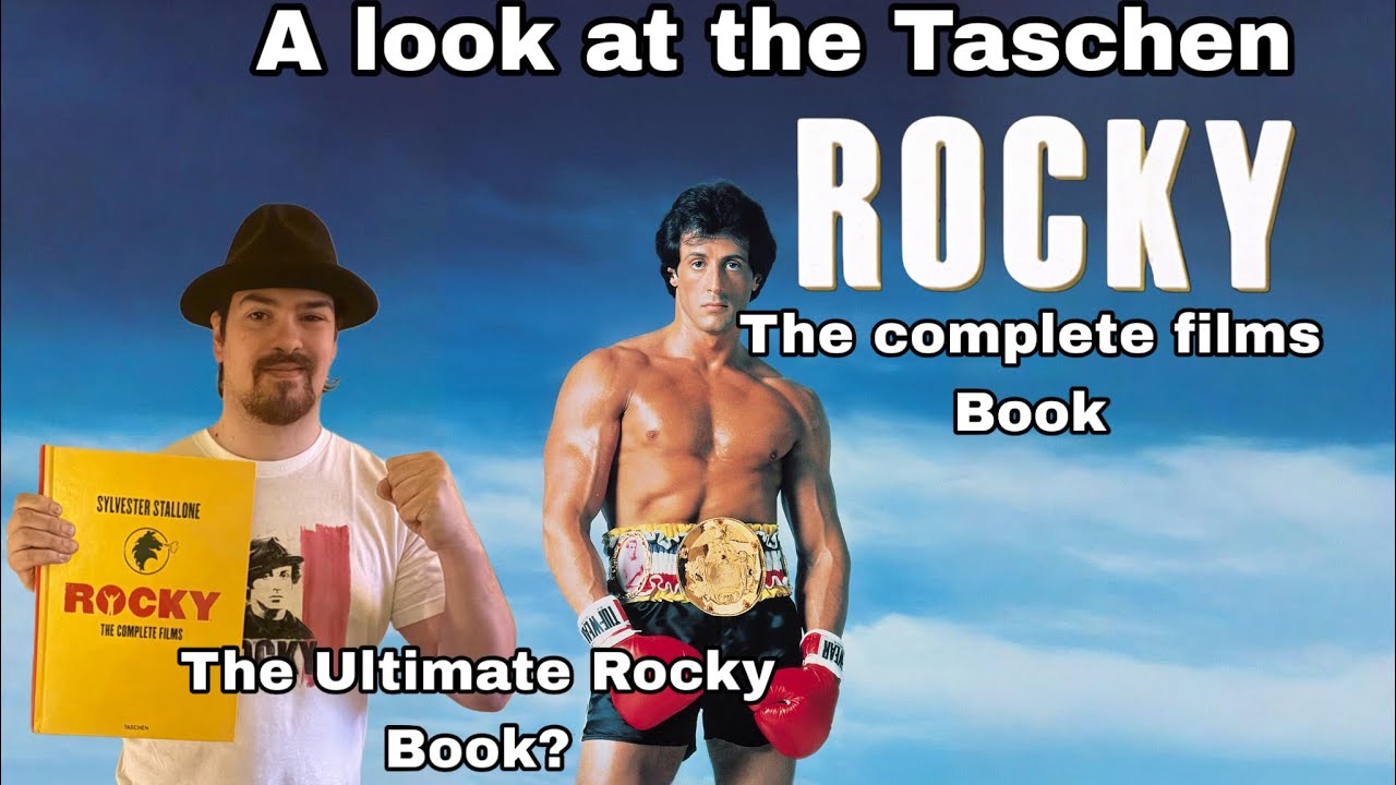 Книга издательства Taschen «Рокки: полное собрание фильмов» — взгляд изнутри и реакция поклоннико...