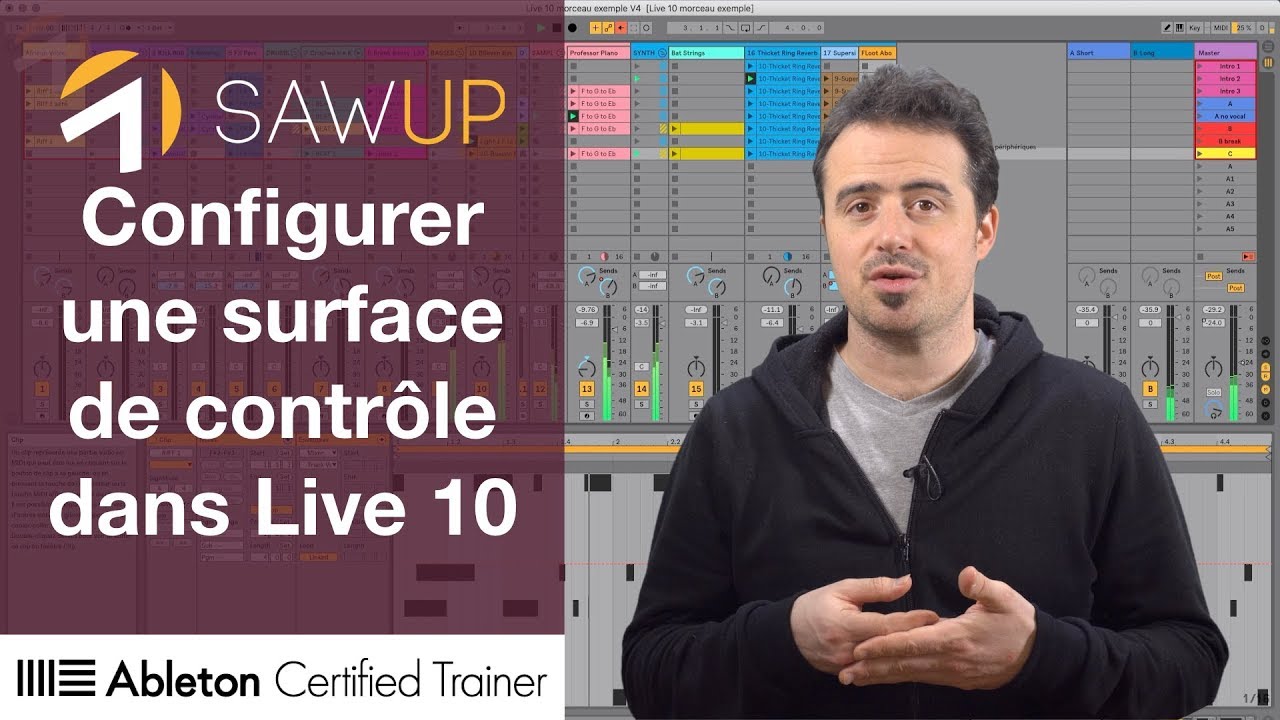 Configurer une surface de contrôle dans Live 10