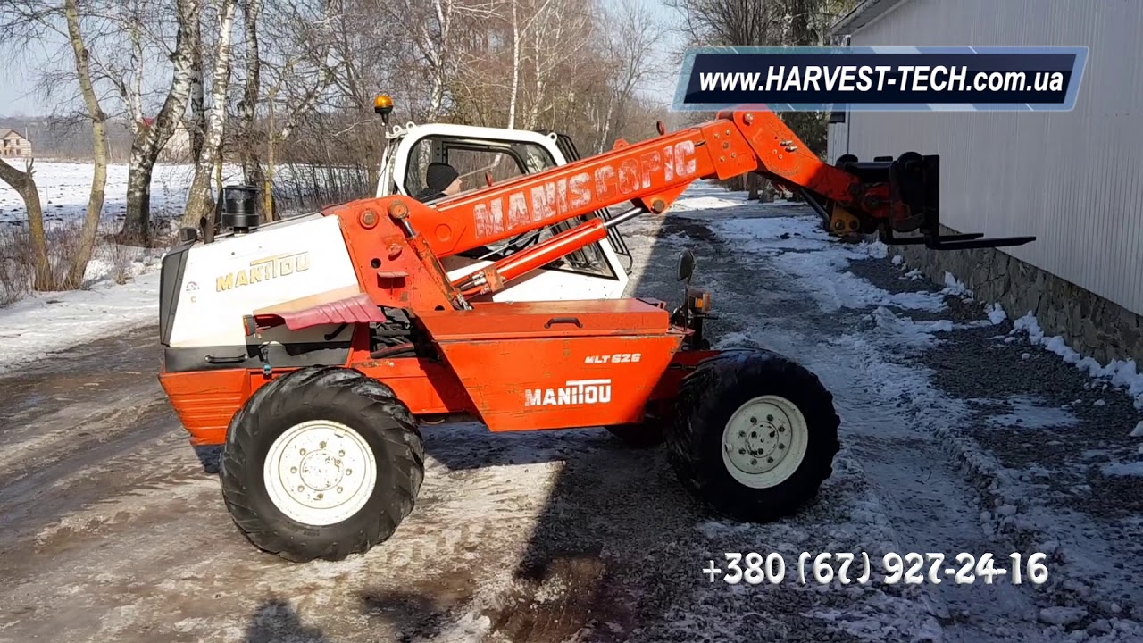 Тест-Драйв MANITOU MLT 626 1990р ( ОБЗОР )