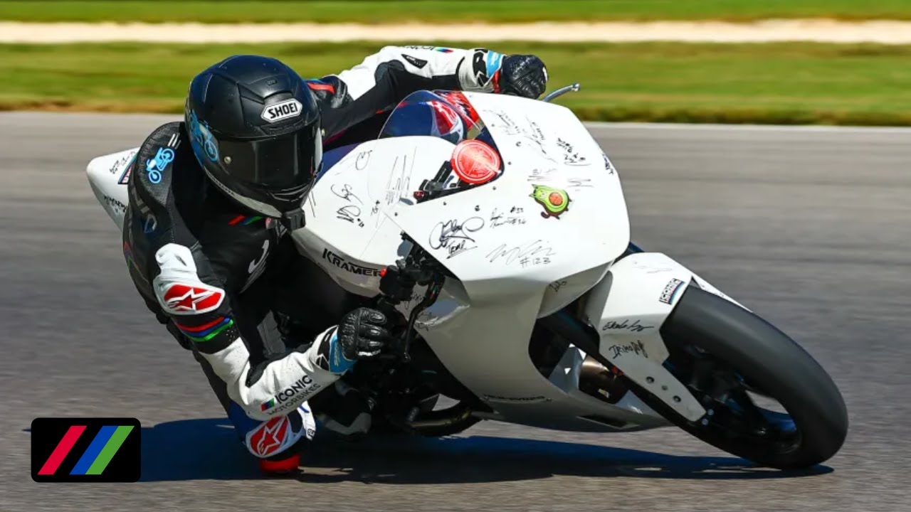 Abhi Laps Barber Motorsports Park on a Kramer 690 HKR Evo2 S