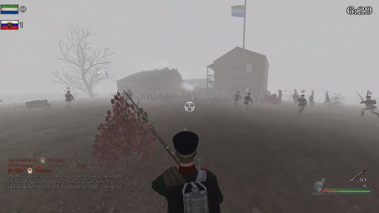 Custom Map 22 (defending and attacking) in Mount & Blade Warband: Napoleonic Wars