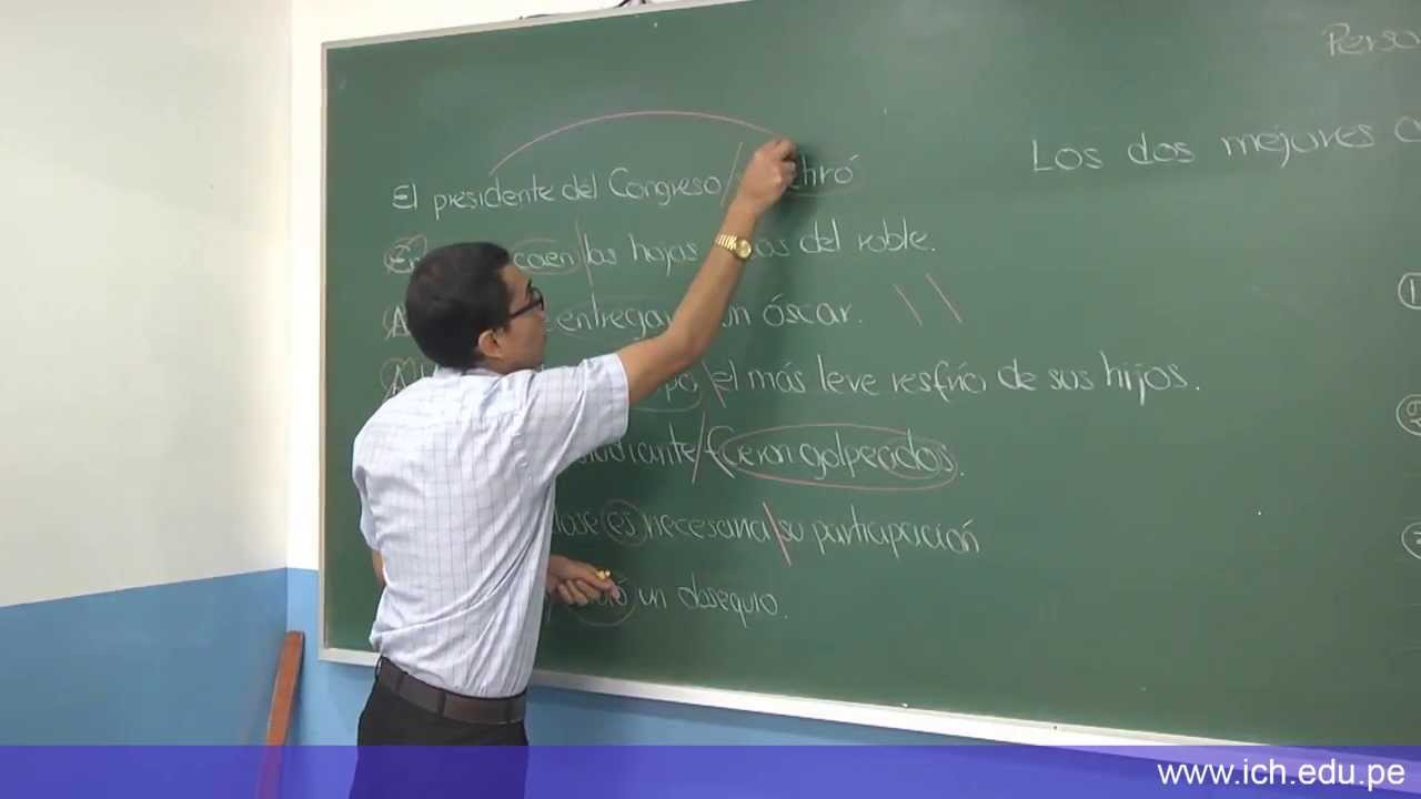 LENGUAJE - EL SUJETO