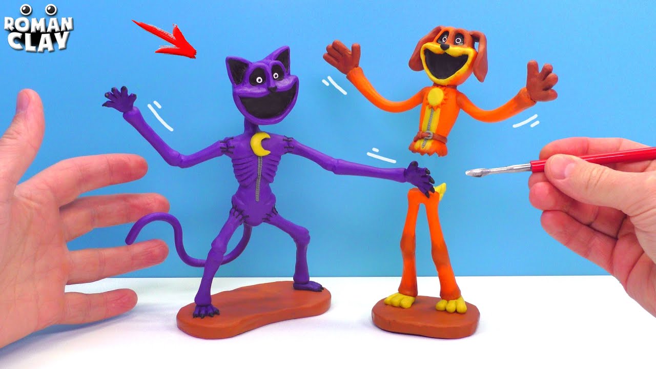 Making CATNAP vs DOGDAY with Clay ✋ Poppy Playtime: Chapter 3 Deep Sleep