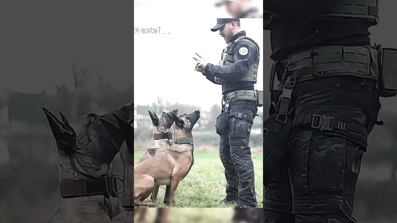Malinois Double Trouble 🐈&zwj;⬛🐕                #tacticaldog #malinoislove
