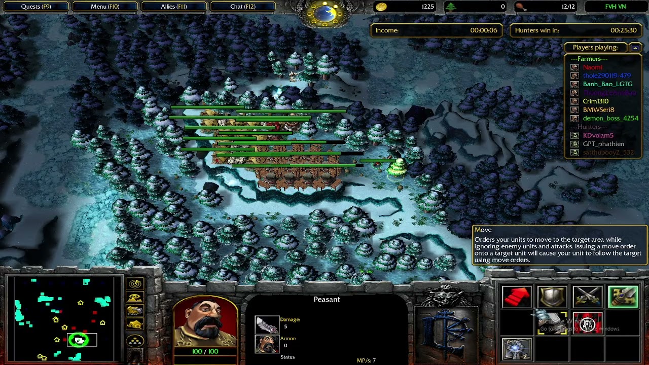 Warcraft 3 Farmer Vs Hunter #66