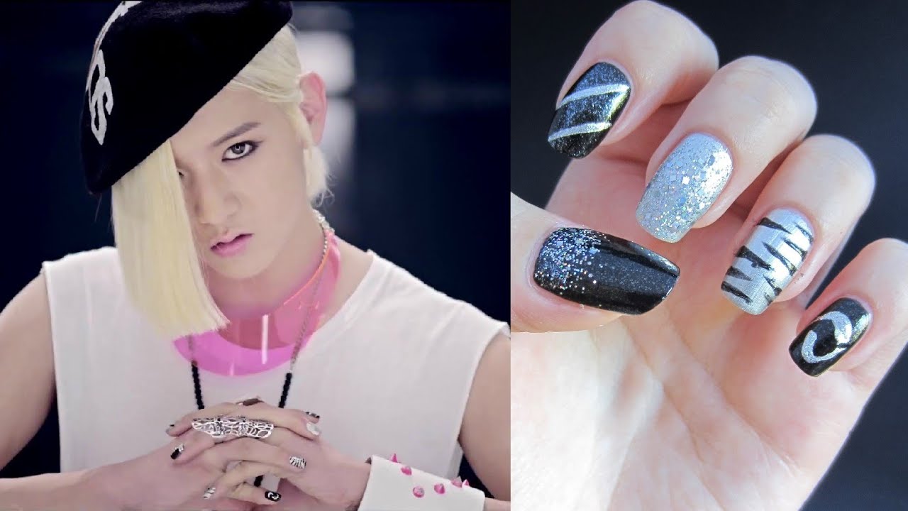 NU'EST Ren's Action Inspired Nails