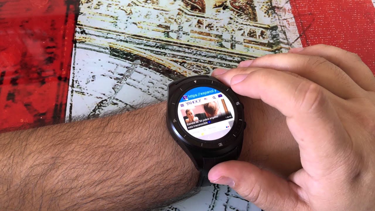K8 Round 3G un verdadero teléfono inteligente en tu muñeca (video en 4K)
