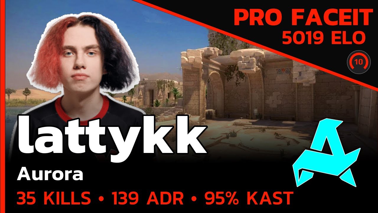 5000 ELO MONSTER lattykk Aurora ON ANUBIS🔥 (ANUBIS) FACEIT LVL 10 / CSGO POV / Aug 30, 2023