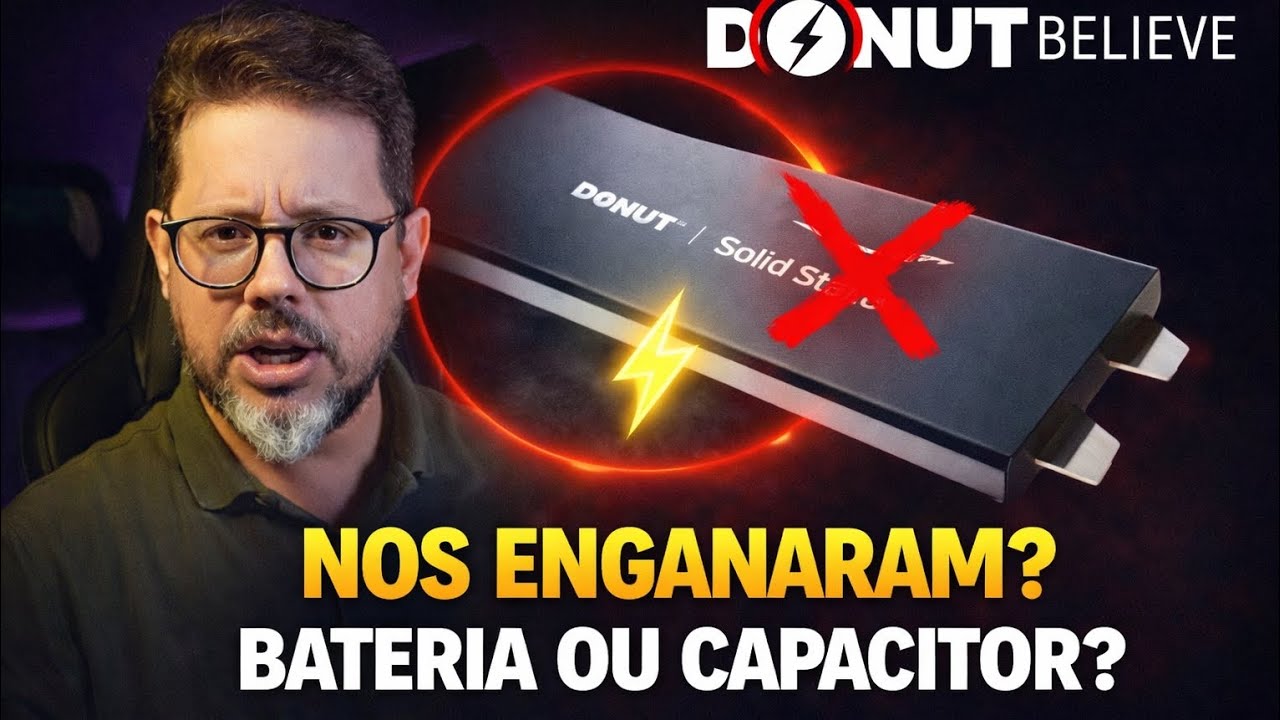 A verdade sobre a bateria Donut. NOS ENGANARAM?