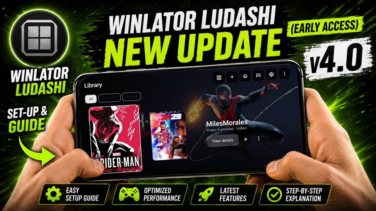 Winlator Bionic Ludashi 4.0 (New Update) Early Access &ndash; Full Setup Guide | PC Games on Android