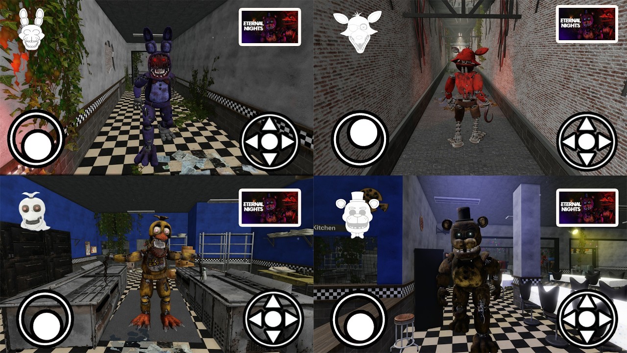 I Turned Into EVERY Character in FNAF Eternal Nights (Roblox Horror)