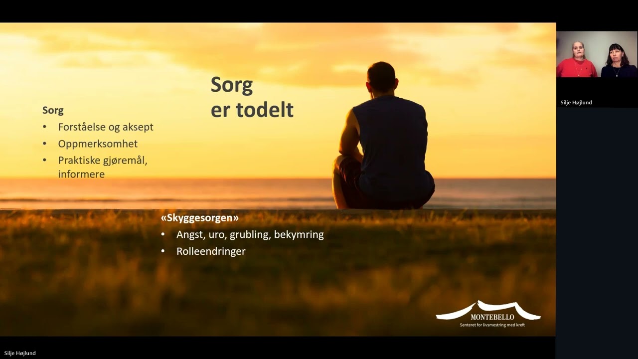 Webinar – Montebellosenteret presenterer sorgkurset