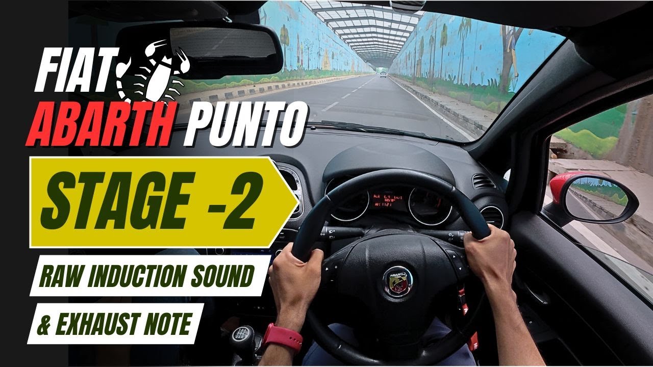 Fiat Abarth Punto Casual Drive Gurugram (4K POV ASMR) - MINI JCW Who? 😂