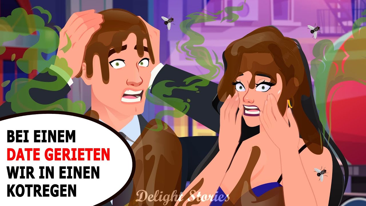 Bei einem Date gerieten wir in einen Kotregen