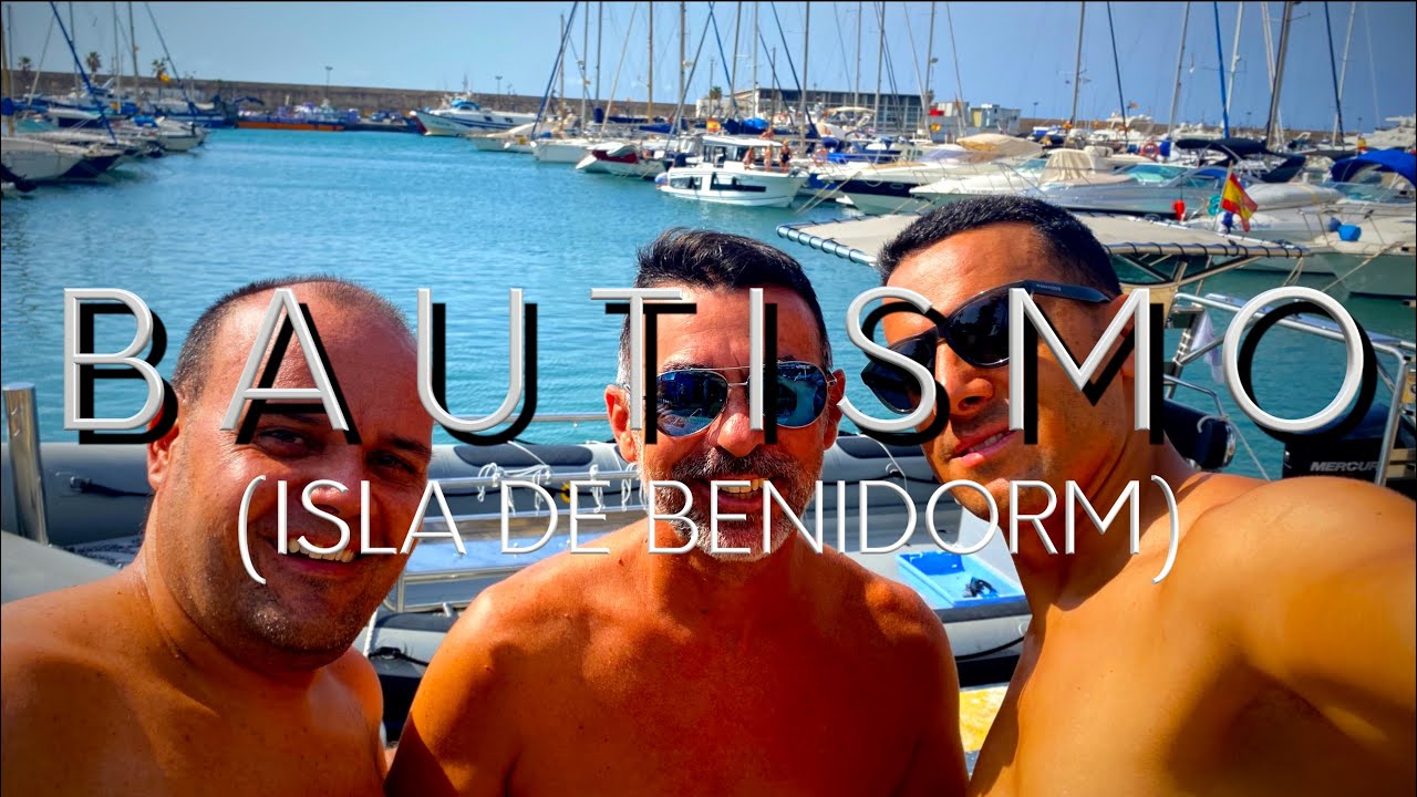 BAUTISMO DEL TOCAYO E INMERSIÓN DE RECICLAJE DE MI HERMANO EN LA ISLA DE BENIDORM 🤿🇪🇸🏝 en 4K