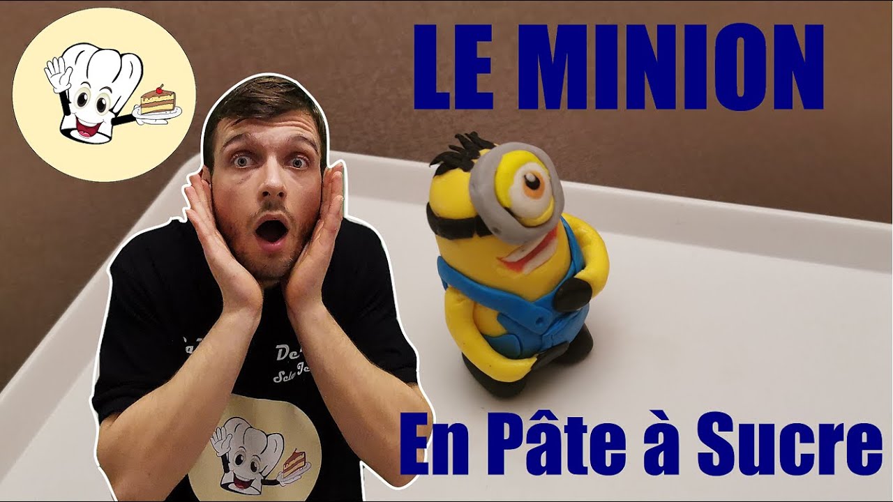 COMMENT REALISER UN MINION EN PÂTE A SUCRE  🍰🍭🍬