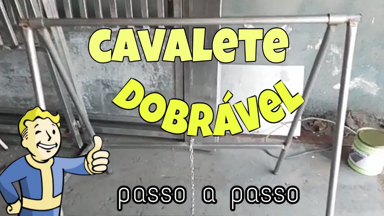 Cavalete dobrável