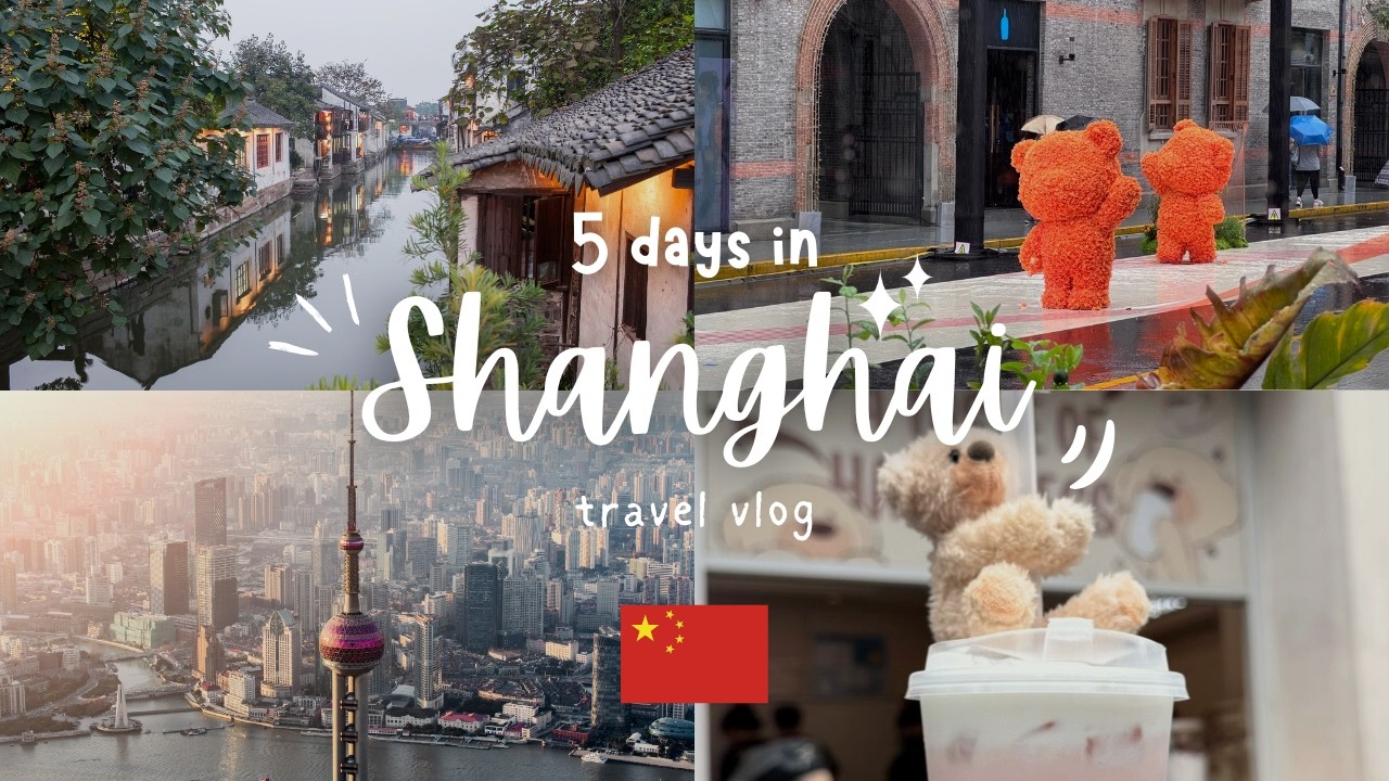 How to Spend 5 Days in Shanghai 🇨🇳 | From Disney to Suzhou!