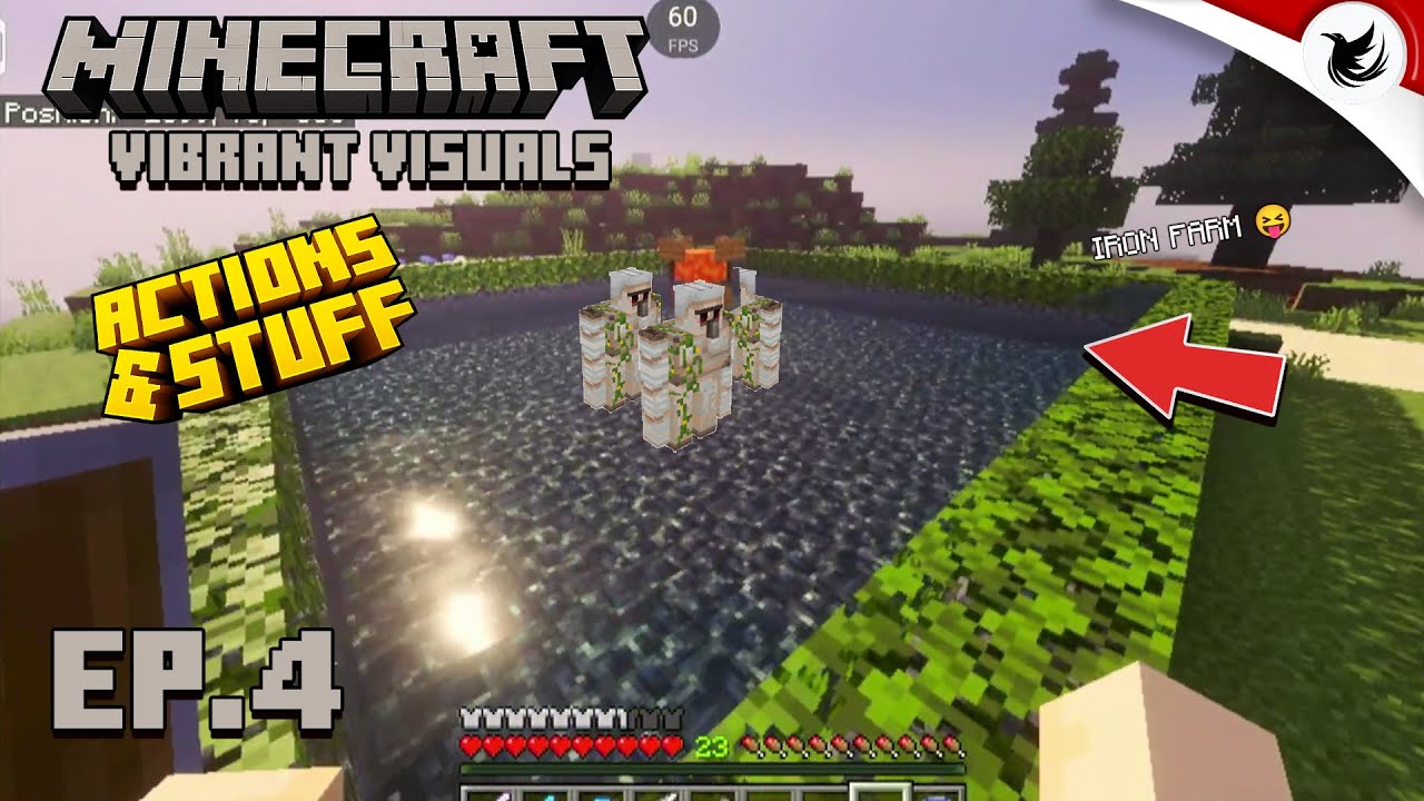 Prizma Visuals + Action & Stuff Survival Series | Minecraft Android, эпизод 4
