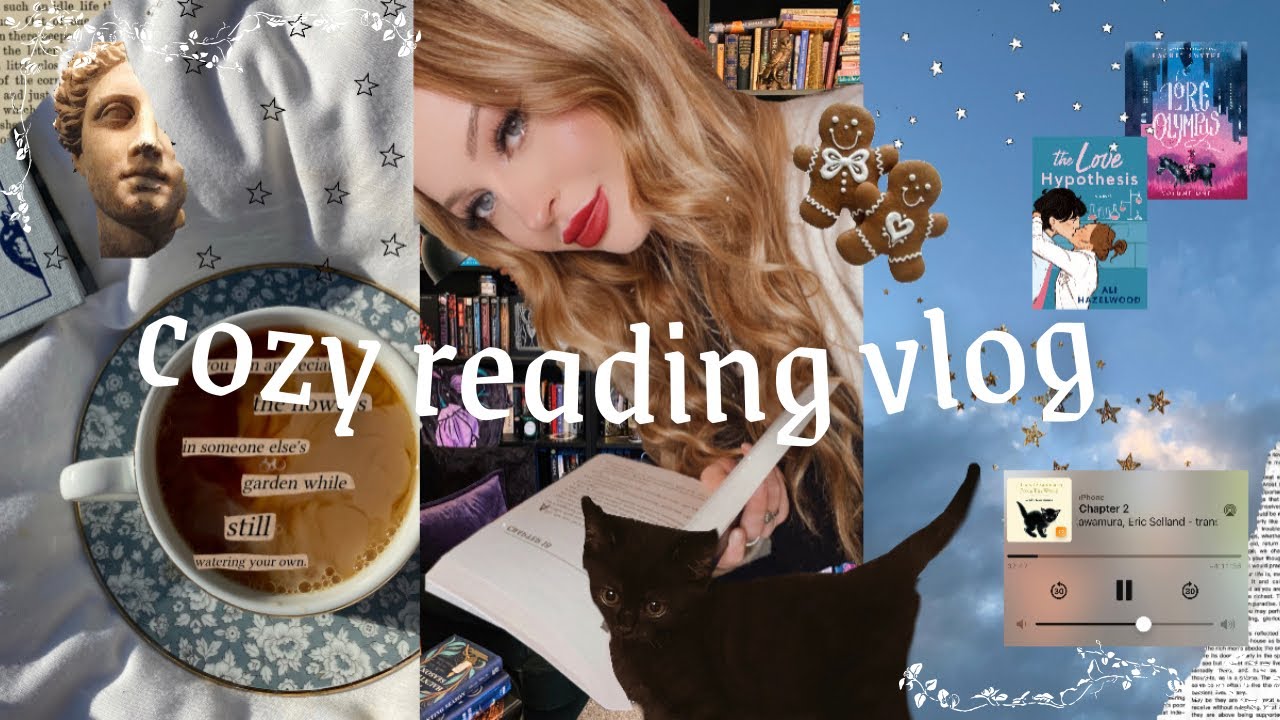 I read four books & getting festive 🌙✨ Reading Vlog