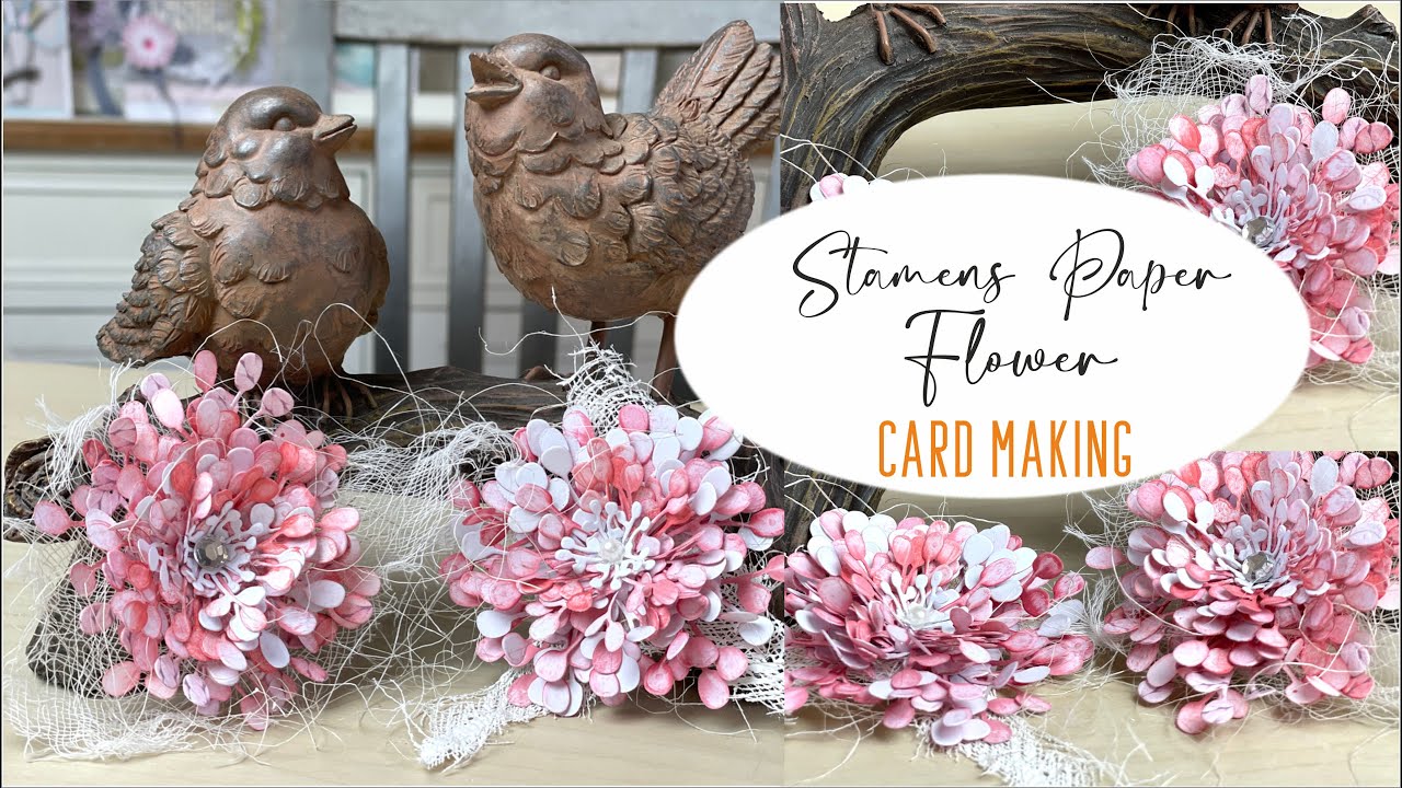 Super Easy Stamens Paper Flower