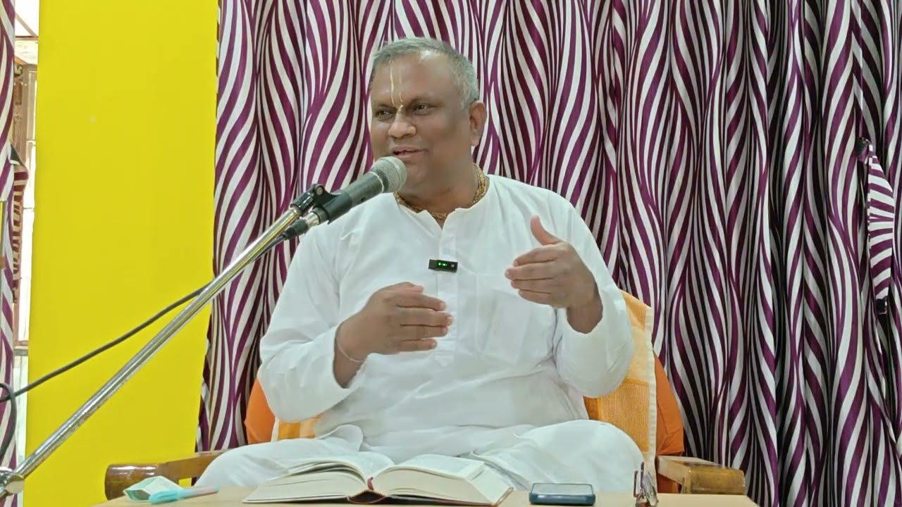 Bhagabat Katha by HG Pankajanabha Prabhu Ji at Gour Gopal Dev Vatika, Cuttack on 18.01.2026.