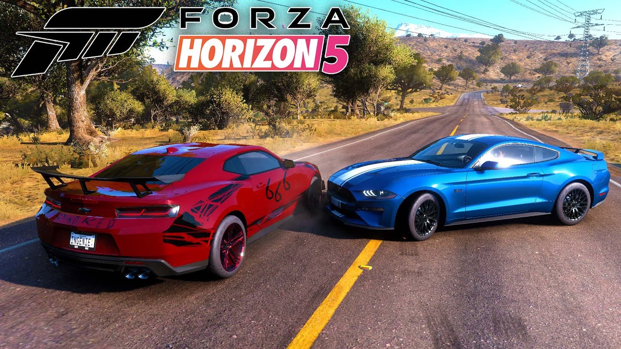 ¡CHEVROLET CAMARO VS FORD MUSTANG! | Forza Horizon 5