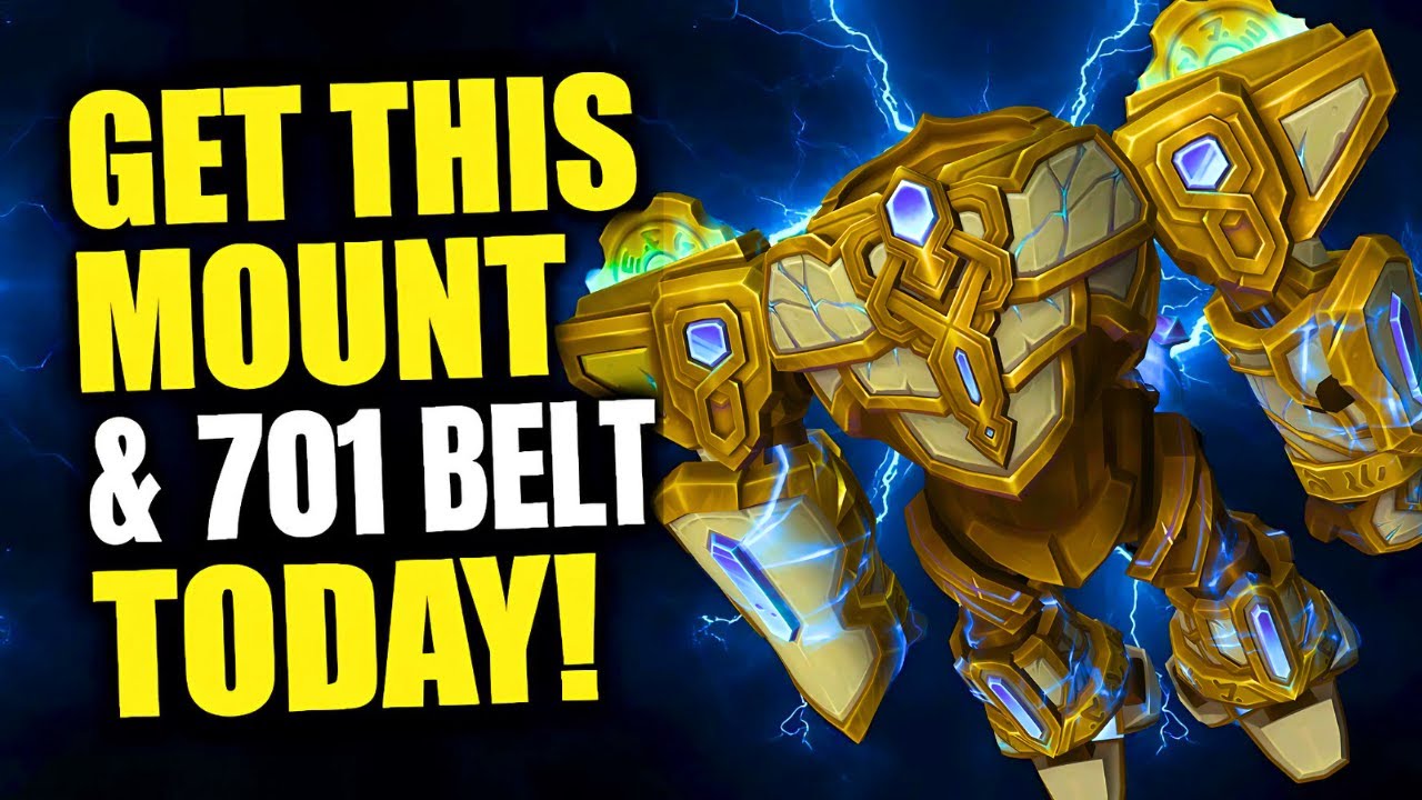 How To Get the OC91 Chariot Mount & Free 701 Ilvl DISC Belt | Overcharged Delves Guide | WoW 11.1.7
