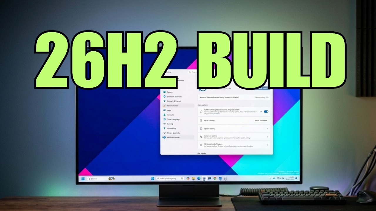 Новое! Windows 11 26H2 Сборка 26300.8142: новые возможности и скрытые изменения в версии для разр...