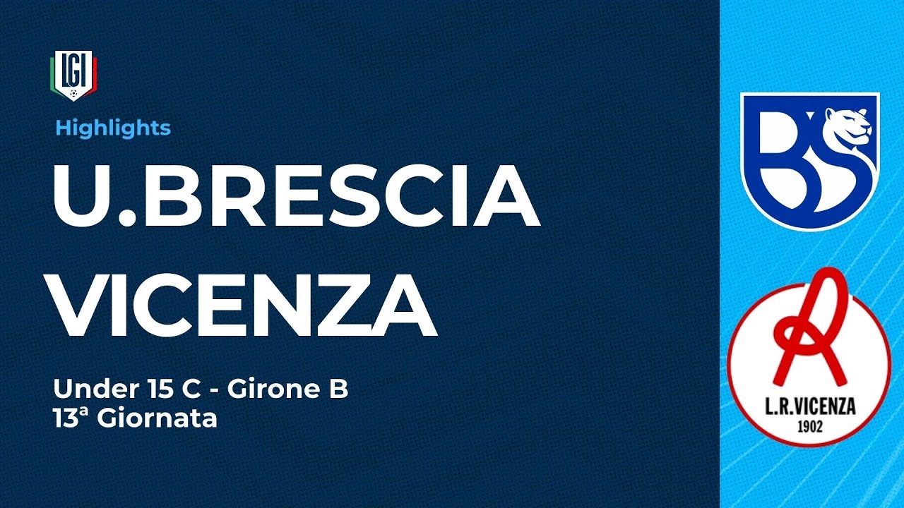 Highlights Union Brescia-Vicenza | 13&ordf; giornata Campionato Under 15 C | stagione 2025-26
