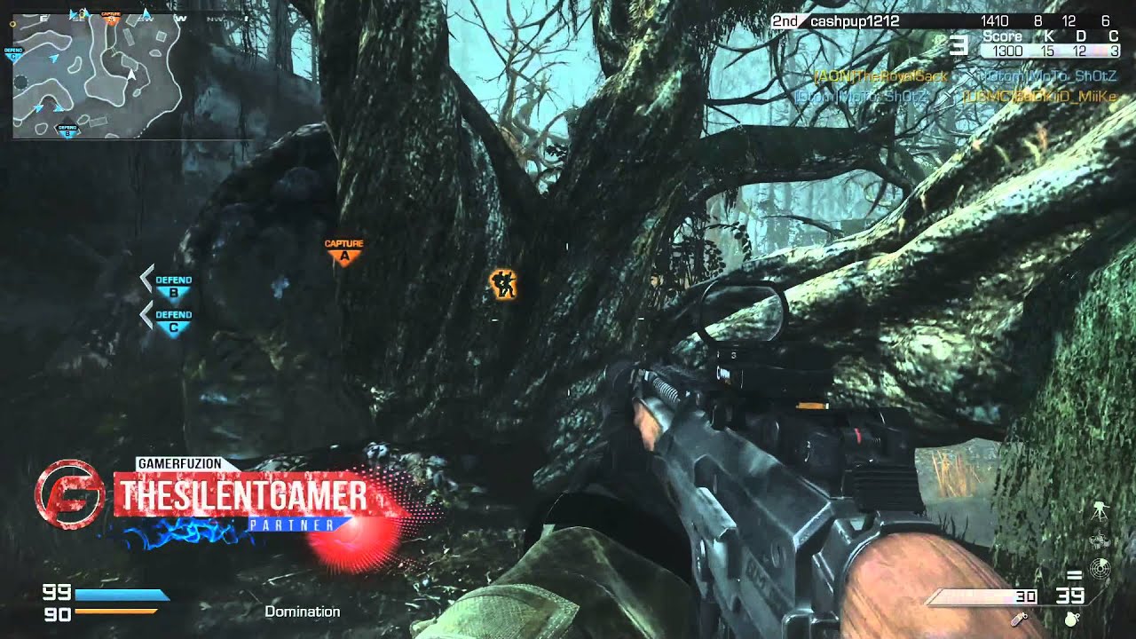 Call of Duty Ghosts Onslaught DLC Trial Multiplayer Gameplay 5(No Commentary)