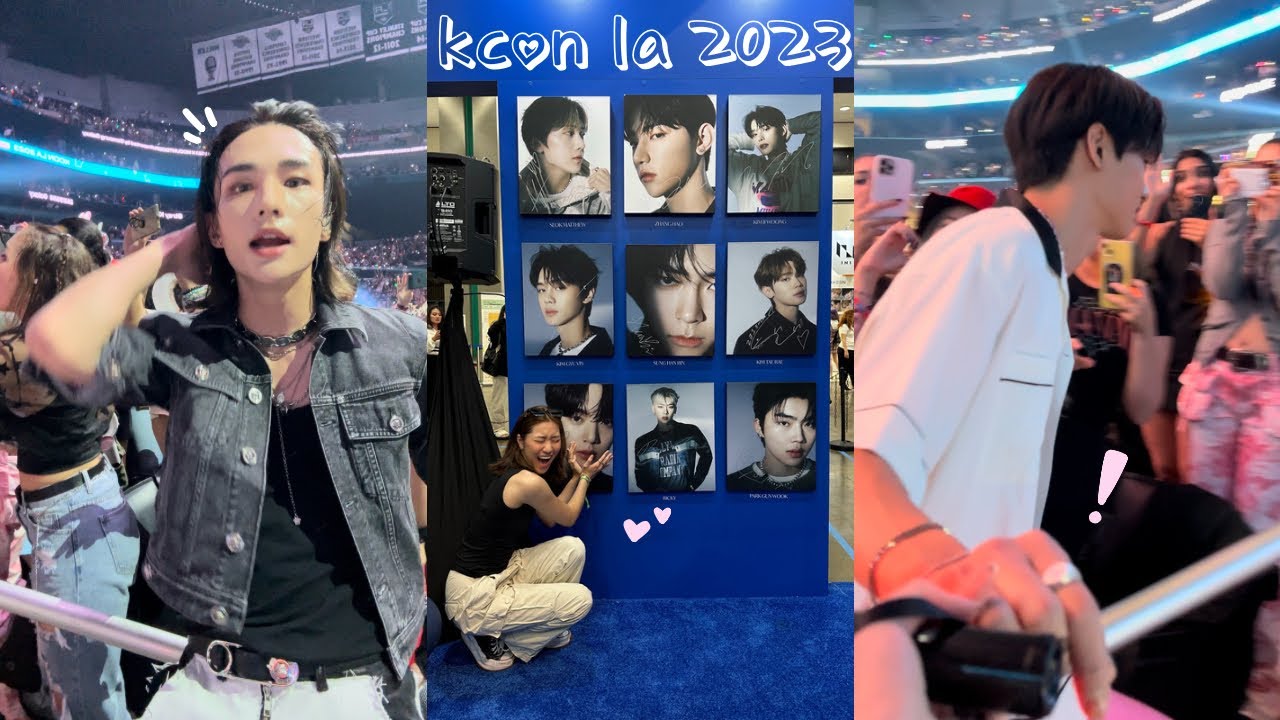 Stray Kids поднялись на мою секцию, а Джуён держал меня за руку?! [Влог KCON LA 2023]