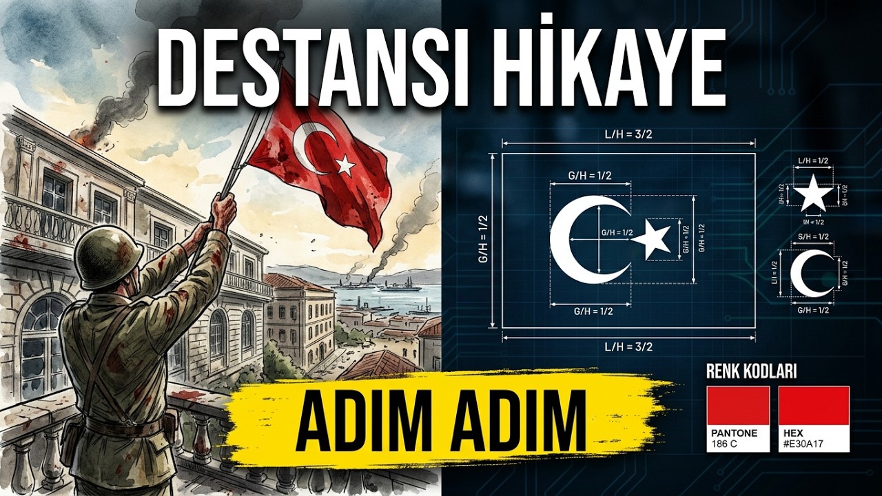 İlk Derste Bayrak Sevgisi / Türk Bayrağı: