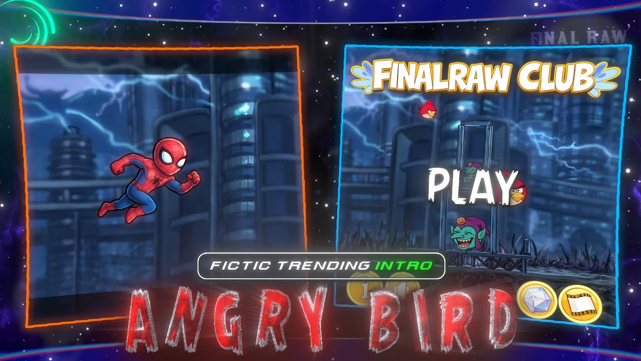 @fictic_editz Like Angry Bird Intro on Alight Motion (+Preset) #trendingedits #alightmotionpreset 