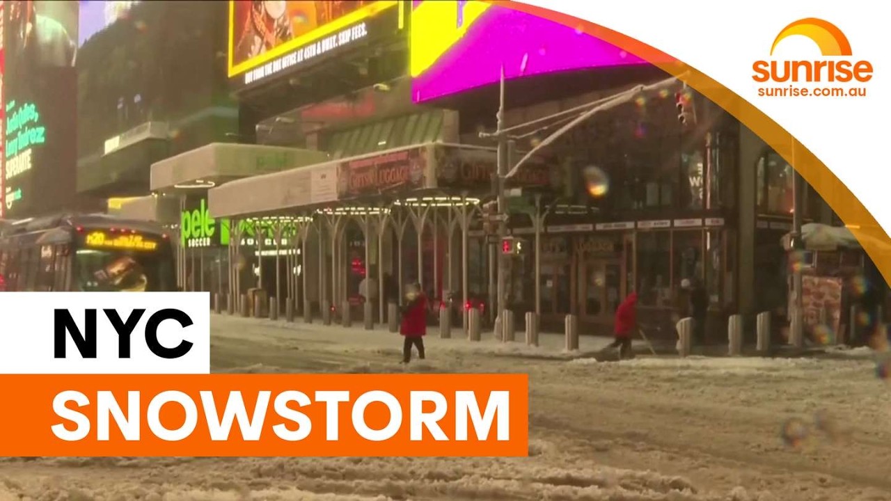 New York blizzard brings state of emergency | Sunrise