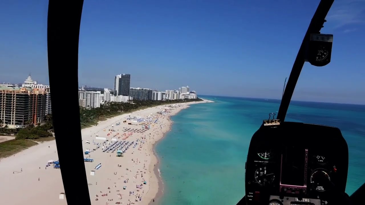 Miami Beach From the Sky | Best Helicopter Ride ❤️