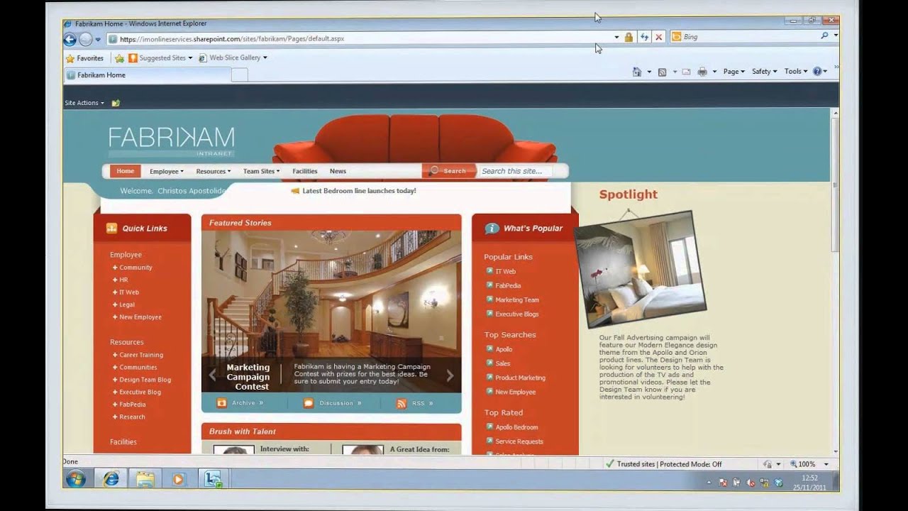 6 min Microsoft Lync Online Demo