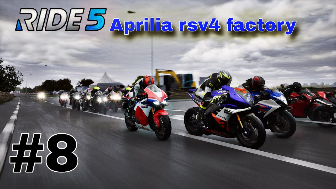 Ride5 - Aprilia RSV4 factory 1100  balap jalanan/ street race #ride5 #motogp #aprilia 