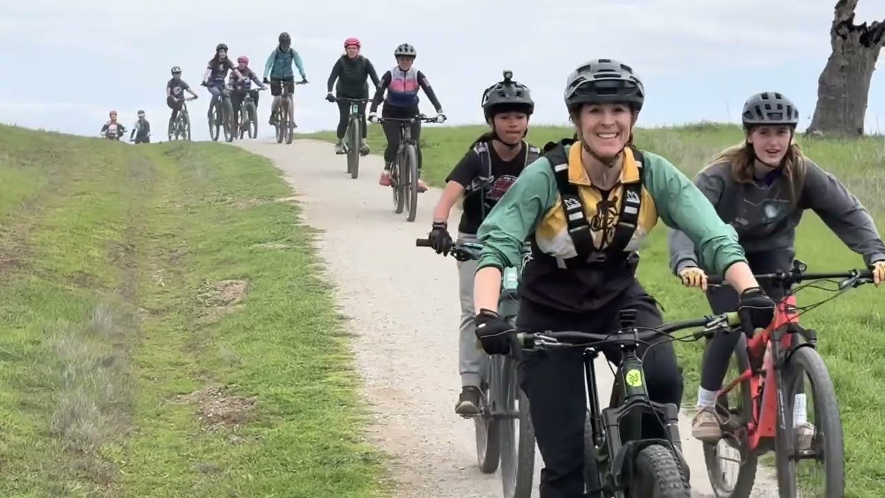 The San Jose Composite girls ride w/ Kate Courtney