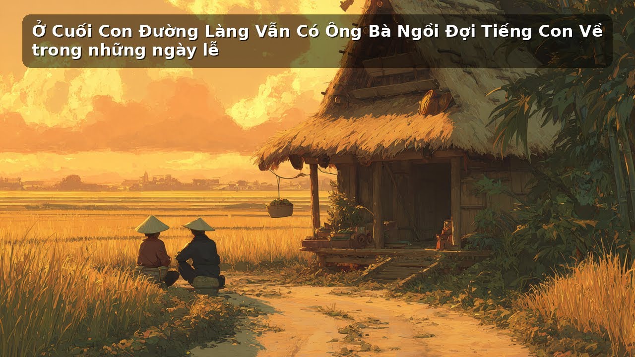 Ở Cuối Con Đường Làng Vẫn Có Ông Bà Ngồi Đợi Tiếng Con Về trong những ngày lễ