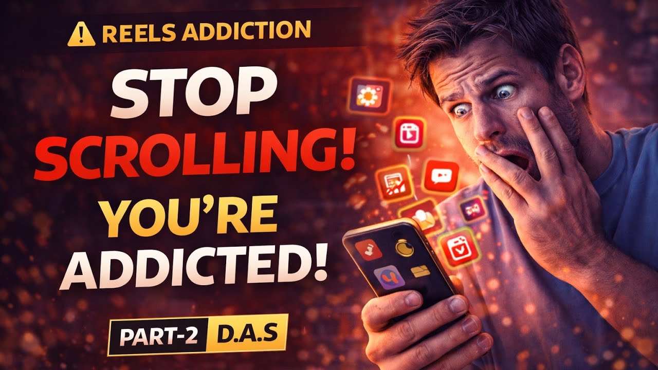 Stop Reels Scrolling NOW! 😳 | Control Phone Addiction | Dopamine Reset Series Part-2