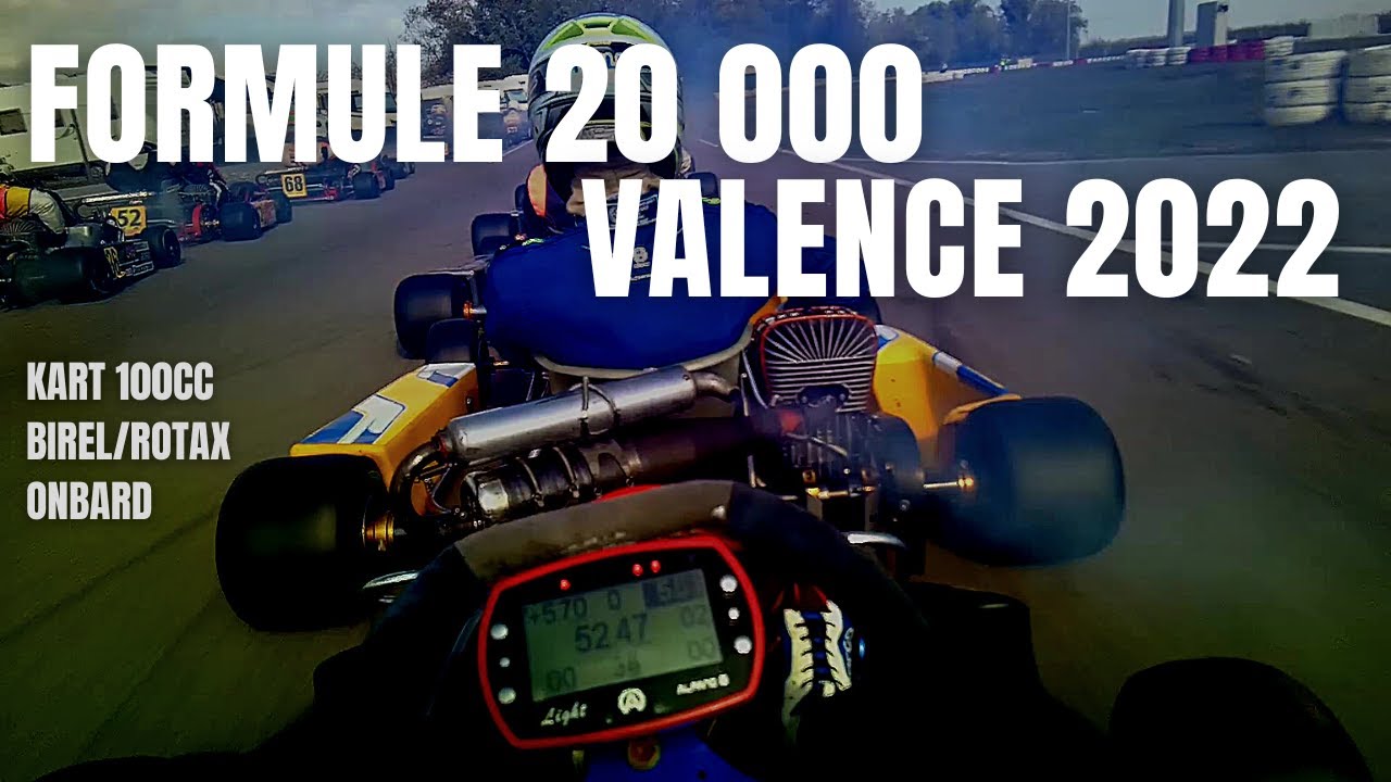 On Board Formule 20 000  KART 100CC / Valence (FR) 2022 old kart race