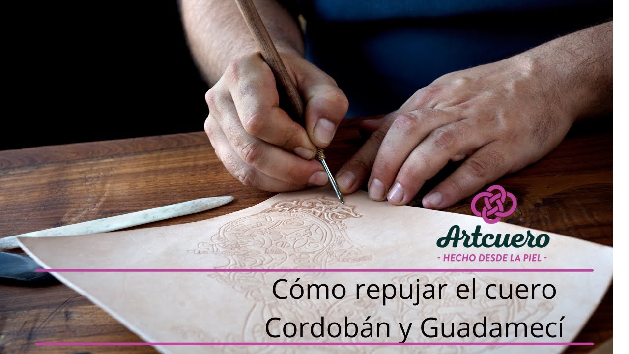 Cómo repujar el cuero. El Guadamecí. Parte 1