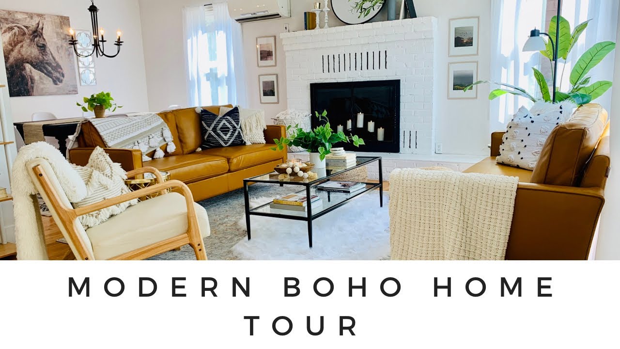 COZY MODERN BOHO HOME TOUR, NEW UPDATES!! MIXED STYLES, 2021